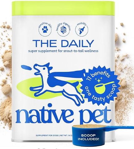 Native Pet Dog Vitamins & Supplements - 60 Scoops